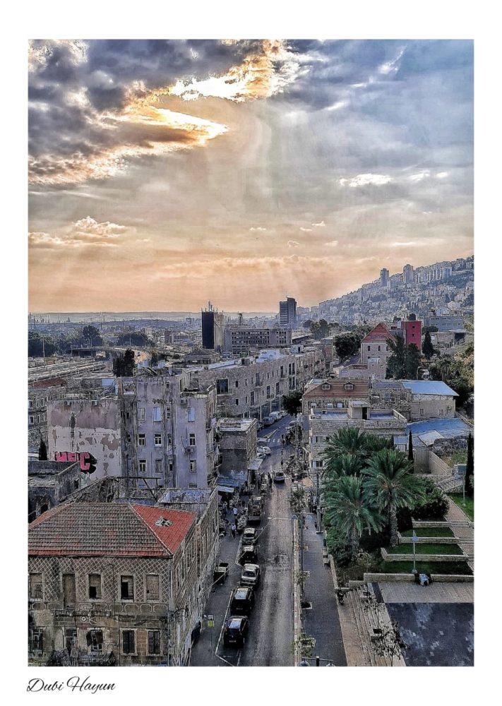 יממה סוערת בחיפה (צילום: דובי חיון)