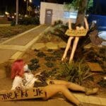 הפגנה נגד שחרור אנסים מול משטרת זבולון 17.11.20(צילום- מיה גורן) (1)