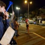 הפגנה נגד שחרור אנסים מול משטרת זבולון 17.11.20(צילום- מיה גורן) (4)