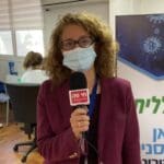 ד"ר לילך צולר • אירוע המתחסן החמישים אלף במבצע חיסוני הקורונה בכללית מחוז חיפה וגליל מערבי  (צילום: ירון כרמי)