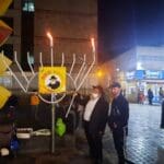 הדלקת חנוכיה בקריית אליעזר – חב"ד מאירים את חיפה בחנוכה (צילום: חב"ד חיפה)