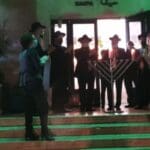 הדלקת חנוכיה בעיריית חיפה – חב"ד מאירים את חיפה בחנוכה (צילום: חב"ד חיפה)