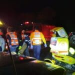 תאונה קטלנית בכביש 4 (צילום: איחוד הצלה)
