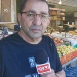 יו"ר וועד שוק תלפיות ניסים סלמן צילום: סמר עודה כרנתינג'י)
