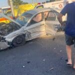 תאונת דרכים בצומת דולפין בחיפה  (צילום: מד"א)