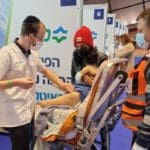 חיסון למרותקי בית בכללית מחוז חיפה (צילום: דוברות כללית)