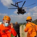 חילוץ המטייל, יחידת החילוץ ומסוק חיל האוויר (צילום: דוברות יחידת חילוץ גליל-כרמל)