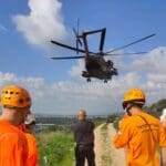 חילוץ המטייל, יחידת החילוץ ומסוק חיל האוויר (צילום: דוברות יחידת חילוץ גליל-כרמל)