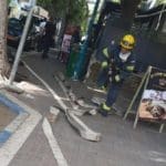 חילוץ לכודים בשרפה (צילום: כבאות והצלה)