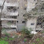 קריסת תומך בנין (צילום: כבאות והצלה)