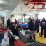 תרגיל חילוץ לכודים מרכבל (צילום: חי פה בשטח)