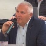 אביהו האן – בישיבת מועצת העיר (צילום מסך: עיריית חיפה)