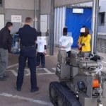 יום חוויות בתחנת משטרת חיפה לילדים המאושרים (צילום: דוברות המשטרה)