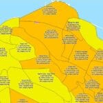 הכרמל הצפוני, שכונות החוף, בת גלים – תחלואה בקורונה בחיפה והסביבה – מיפוי של חברת POINTS ליום 4/4/21