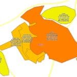 רכסים, חסידים, אבטין יגור – תחלואה בקורונה בחיפה והסביבה – מיפוי של חברת POINTS ליום 4/4/21