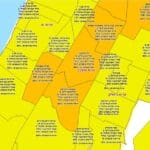 קריית ביאליק, קריית מוצקין, קריית ים – תחלואה בקורונה בחיפה והסביבה – מיפוי של חברת POINTS ליום 4/4/21