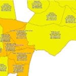 דניה, רמת בגין, טירת כרמל – תחלואה בקורונה בחיפה והסביבה – מיפוי של חברת POINTS ליום 4/4/21