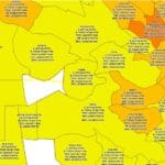 שכונות רכס הכרמל והחוף – תחלואה בקורונה בחיפה והסביבה – מיפוי של חברת POINTS ליום 4/4/21