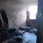 שריפת דירה בקומה השלישית במבנה מגורים בקריית ים (צילום: כבאות והצלה)