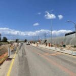 שדרוג צומת ורמזור חדש אשר יוצב בצומת עין הוד – ניר עציון, על כביש 4 (צילום: ירון כרמי)