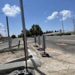שדרוג צומת ורמזור חדש אשר יוצב בצומת עין הוד – ניר עציון, על כביש 4 (צילום: ירון כרמי)