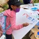 הפגנה נגד סגירת בית ספר גבריאלי (צילום: יעל לוטן)