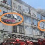 השריפה בקולנוע רון (צילום: דוברות כבאות והצלה)