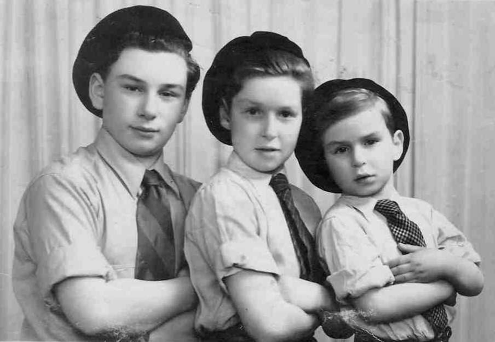 אלימלך שטמלר ואחיו - יום השואה באקדמית גורדון (צילום: באדיבות המצולם)
