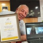 המילואימניקים המצטיינים עם ראש העיר – דוד אבן צור (צילום: עיריית ק. ים)