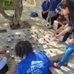 טקס זיכרון להרוגים בהר מירון של הקיבוץ העירוני של תנועת השומר הצעיר (צילום: עמית ימין)
