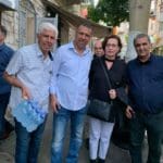 עינת קליש רותם, נחשון צוק ופעילי שכונת ואדי ניסנאס (צילום: המרכז הקהילתי אחווה)