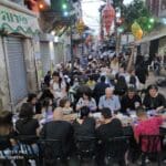 ארוחת האיפאר הקהילתית בואדי ניסנאס (צילום: המרכז הקהילתי אחווה)