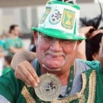 ג'ורג' ואסילי אוהד מכבי חיפה – ארכיון (צילום: ירון כרמי)