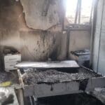 שריפה בחדר שינה בדירת מגורים בחיפה (צילום: כבאות והצלה)