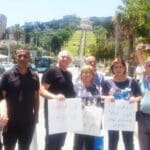 אוהל השלום בחיפה – יהודים וערבים נפגשו במושבה הגרמנית (צילום: דודי מיבלום)