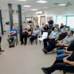 דודי מיבלום בטקס הוקרה ליחידת הכלבנים (צילום: חי פה)