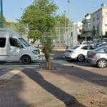 מעבר החציה במשה שרת לאחר תאונת הדרכים השבוע (צילום: באדיבות משפחת סולומון)