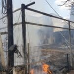 שריפה בגן ילדים בקריית מוצקין (צילום: כבאות והצלה)