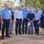 הנחת אבן פינה "גן אור" לאנשים עם  מוגבלות (צילום: ע. קריית ביאליק)
