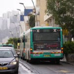 אוטובוס בהדר הכרמל בחיפה – ארכיון (צילום: ירון כרמי)