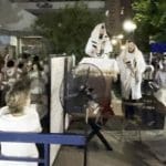 הרב יהודה גינזבורג בתפילת הנעילה של יום הכיפורים ותקיעת השופר – חיפה 16/9/21 (צילום: ירון כרמי)