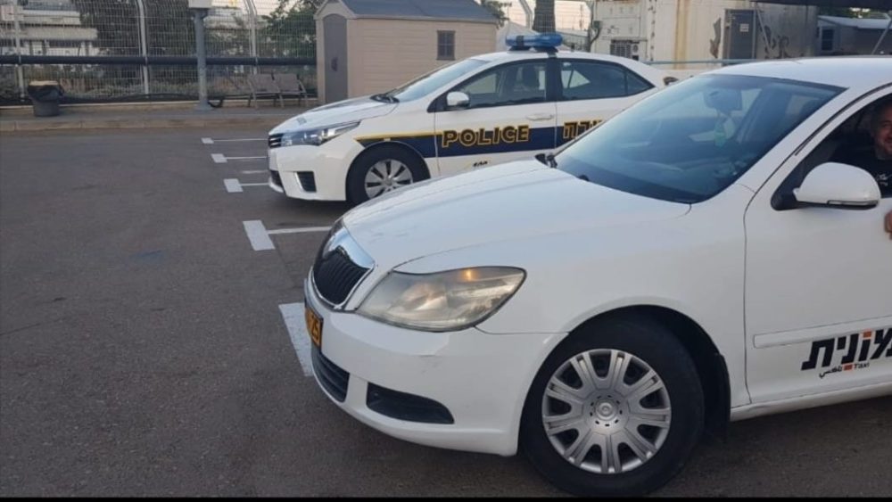 מונית (צילום משטרת ישראל)