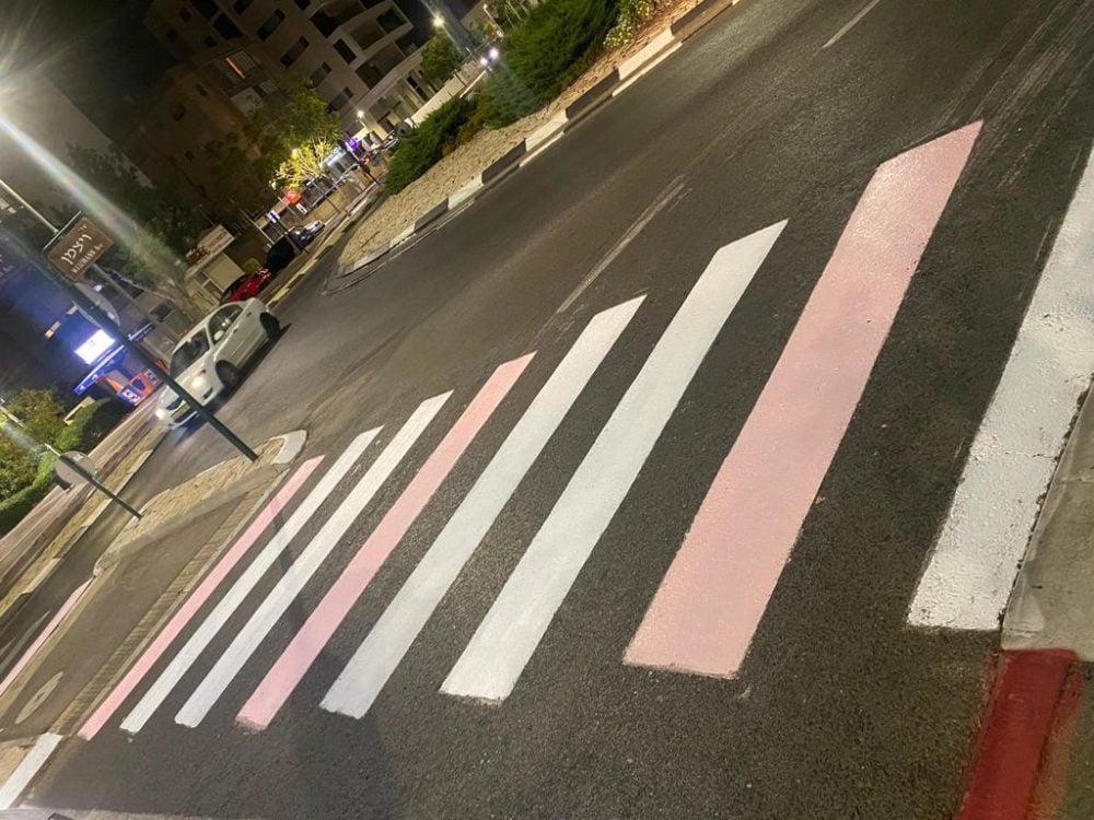 haipo news of haifa pink zebra cross 241021