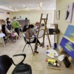 חוג ציור – מגדלי אלישע (צילום: חי פה)