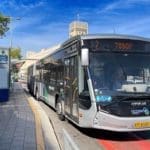 המטרונית של חברת סופרבוס בחיפה (צילום: ירון כרמי)