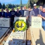 אזכרה במלאת שנה למותו של אגדת הכדורגל והשחקן דני (שמילו) רום ז"ל (צילום: יוסף הירש)