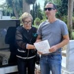 אזכרה במלאת שנה למותו של אגדת הכדורגל והשחקן דני (שמילו) רום ז"ל (צילום: יוסף הירש)
