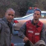 דני חייט ז"ל בעת השרפה בכרמל (צילום: דותן שגב)