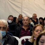 קהל בטקס  ○ כללית חונכת מרפאה חדשה בצרופה (צילום: חי פה – תאגיד החדשות)
