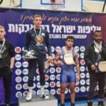 מועדון יוניפייט באליפות ישראל בהיאבקות לבוגרים ובוגרות בבאר שבע (צילום: אילנה קרטיש)